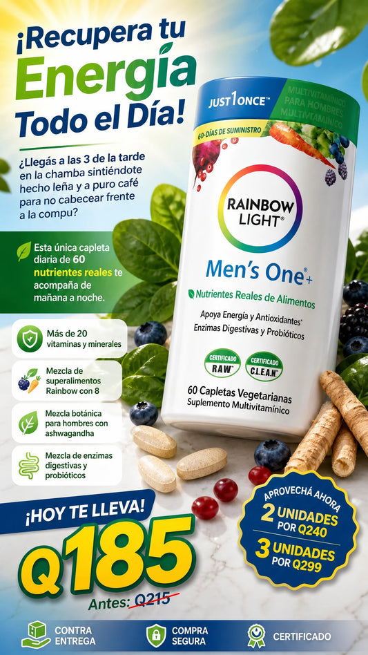 Rainbow Light Men's One+ Multivitamínico de Alta Potencia